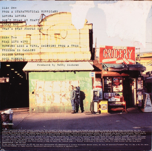 Bobby Sichran – From A Sympathetical Hurricane LP vinyl record, image 2 of 4