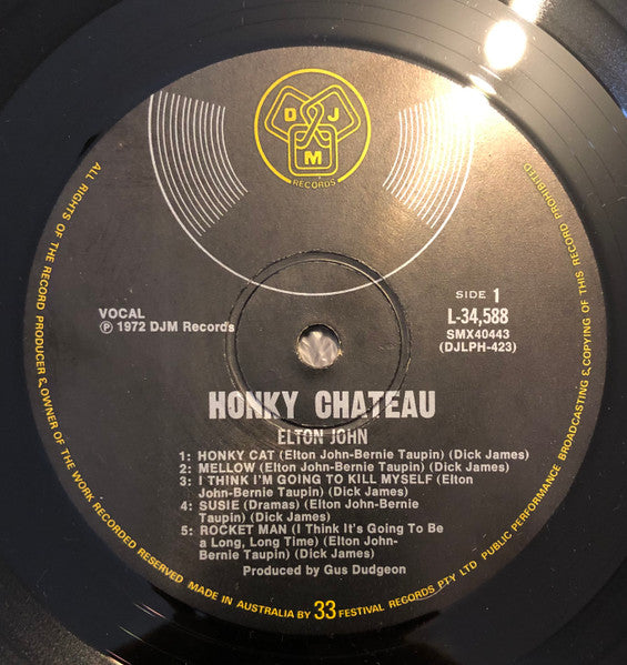Elton John – Honky Château LP vinyl record, image 9 of 10