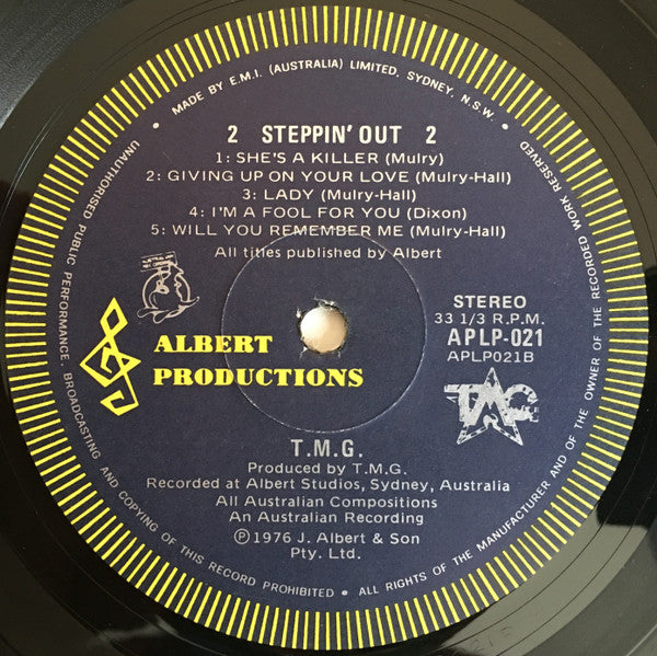 Ted Mulry Gang – Steppin' Out LP vinyl record, image 6 of 7