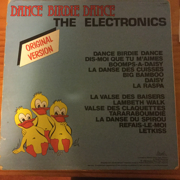 De Electronica's – Dance Birdie Dance LP vinyl record, image 2 of 2