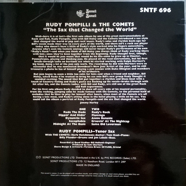 Rudy Pompilli, Bill Haley And His Comets – The Sax That Changed The World LP vinyl record, image 2 of 4