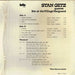 Stan Getz Quartet – Live At The Village Vanguard LP vinyl record, image 2 of 5