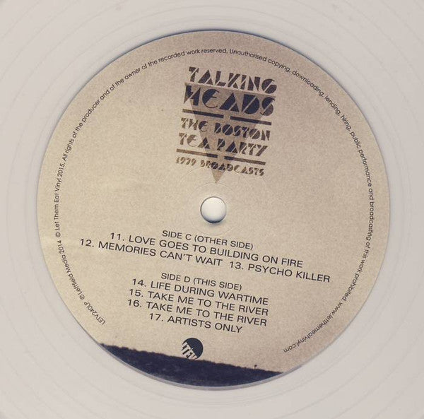 Talking Heads – The Boston Tea Party (1979 Broadcasts) (2xLP) LP vinyl record, image 8 of 10