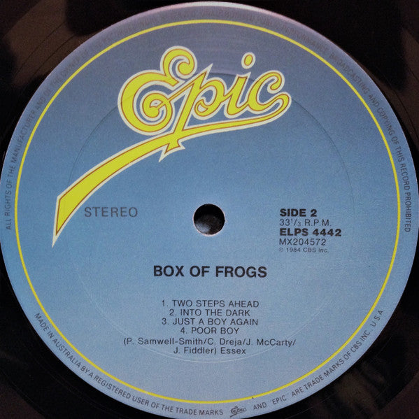 Box Of Frogs – Box Of Frogs LP vinyl record, image 5 of 5