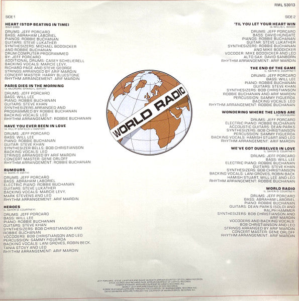 Leo Sayer – World Radio LP vinyl record, image 3 of 7
