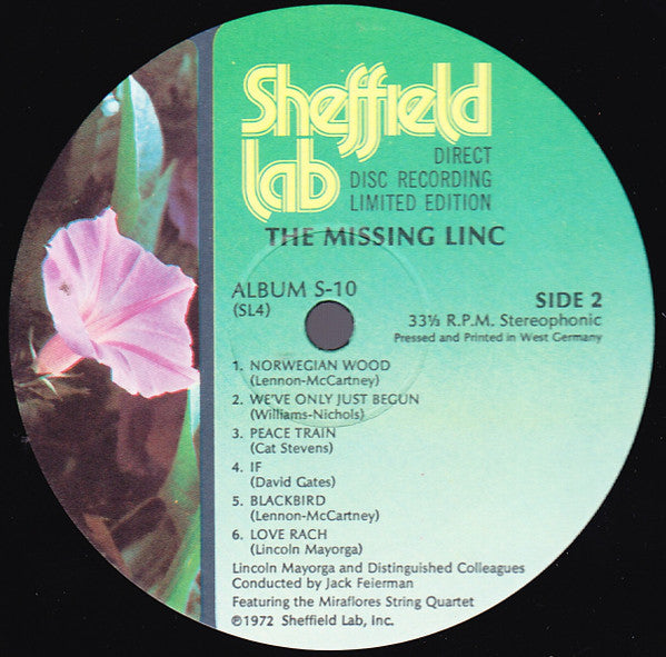 Lincoln Mayorga And Distinguished Colleagues – The Missing Linc (Volume II) LP vinyl record, image 4 of 5