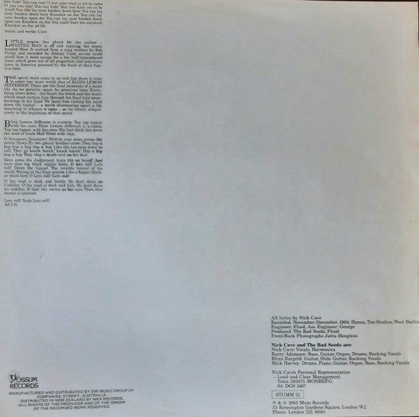 Nick Cave & The Bad Seeds – The Firstborn Is Dead LP vinyl record, image 5 of 7