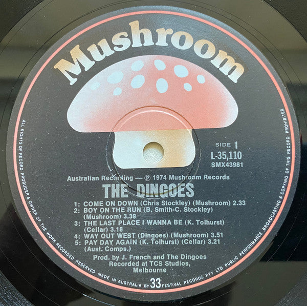 The Dingoes – The Dingoes LP vinyl record, image 3 of 5