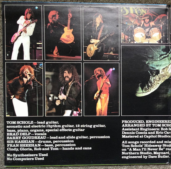 Boston – Don't Look Back LP vinyl record, image 3 of 8