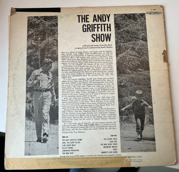 Andy Griffith – Songs, Themes And Laughs From The Andy Griffith Show LP vinyl record, image 6 of 6