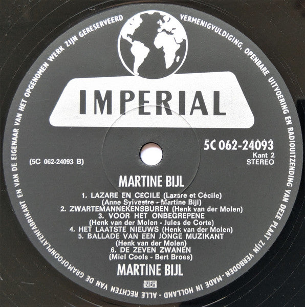 Martine Bijl – Martine Bijl LP vinyl record, image 8 of 9