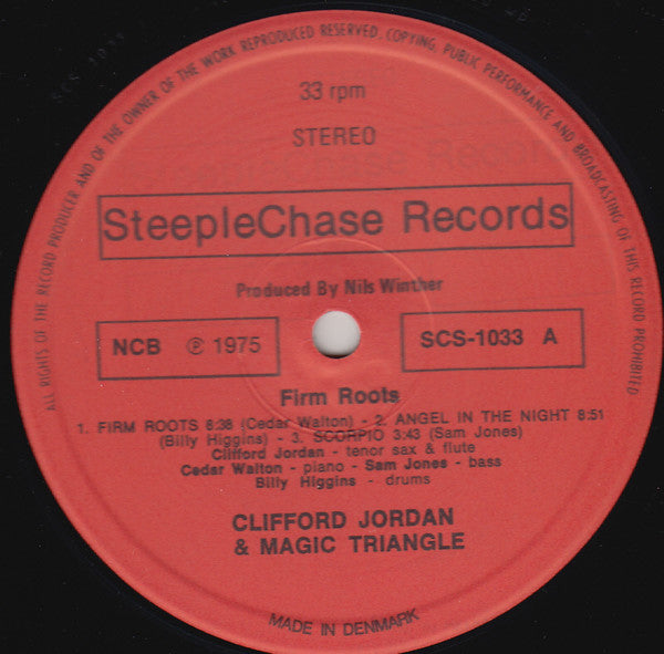 Clifford Jordan And The Magic Triangle – Firm Roots LP vinyl record, image 3 of 4