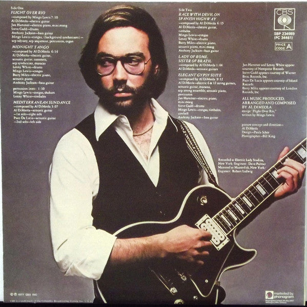Al Di Meola – Elegant Gypsy LP vinyl record, image 2 of 4
