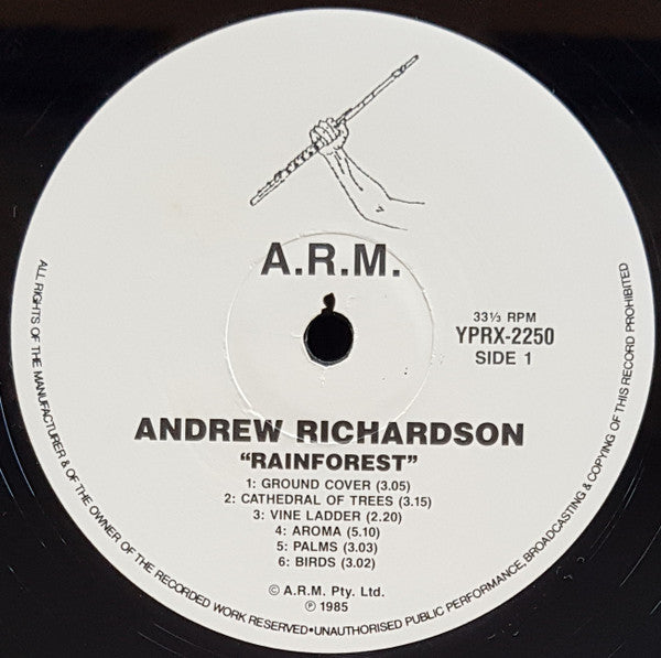 Andrew Richardson – Rainforest LP vinyl record, image 3 of 5