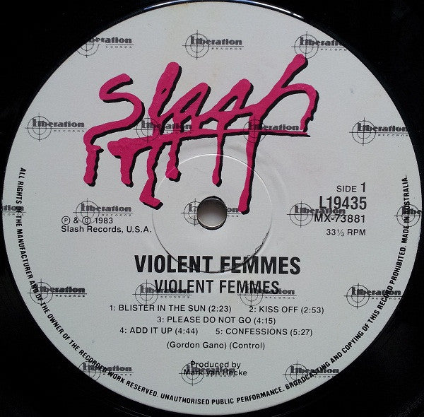 Violent Femmes – Violent Femmes LP vinyl record, image 3 of 4