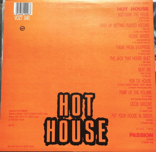 D.J. Jack – Hot House 12" vinyl record, image 2 of 4