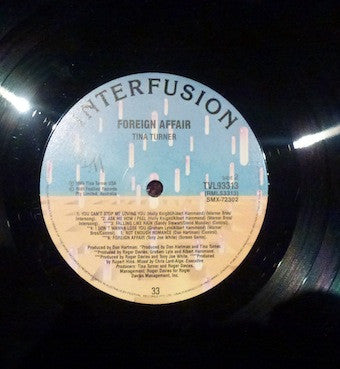 Tina Turner – Foreign Affair LP vinyl record, image 3 of 3