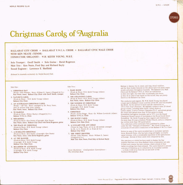 Various – Christmas Carols Of Australia LP vinyl record, image 2 of 6