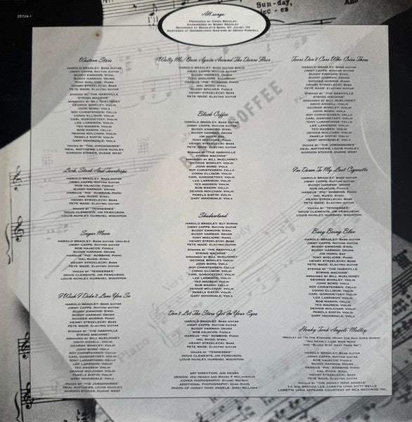 k.d. lang – Shadowland (The Owen Bradley Sessions) LP vinyl record, image 5 of 6