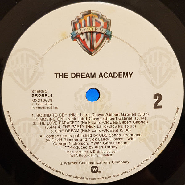 The Dream Academy – The Dream Academy LP vinyl record, image 4 of 8