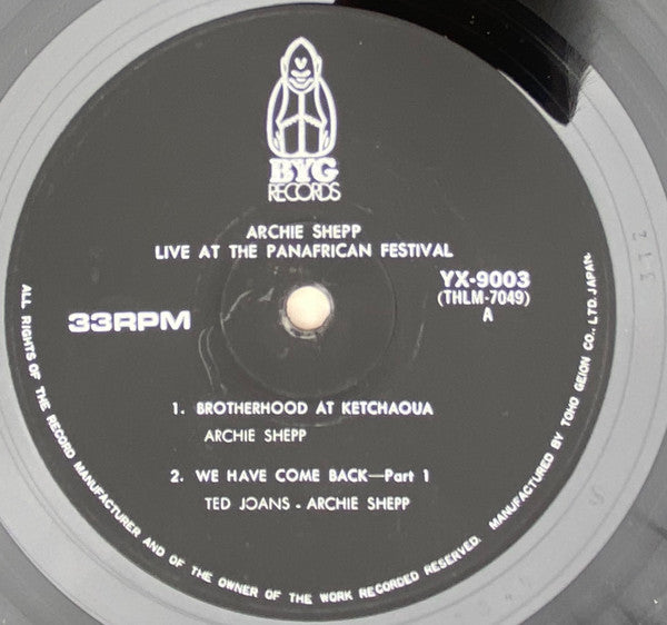 Archie Shepp – Yasmina, A Black Woman / Live At The Panafrican Festival (2xLP) LP vinyl record, image 8 of 10