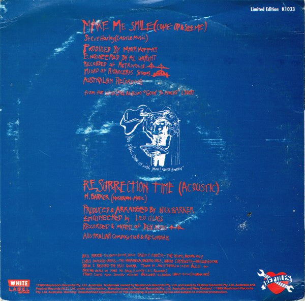 Nick Barker And The Reptiles – Make Me Smile (Come Up And See Me) 7" vinyl record, image 2 of 4