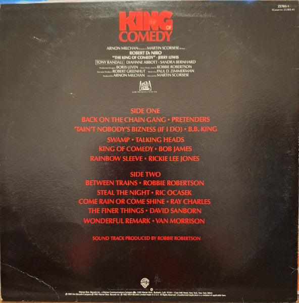 Various – The King Of Comedy O.S.T LP vinyl record, image 2 of 8