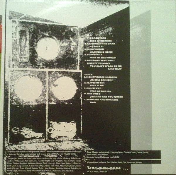 Various – Recorded Live Swapo Benefit Melbourne University 3 August 1986 LP vinyl record, image 2 of 5