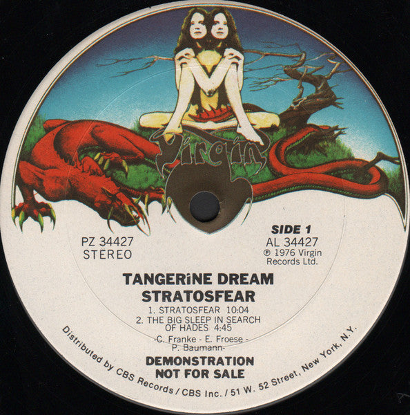 Tangerine Dream – Stratosfear LP vinyl record, image 3 of 5