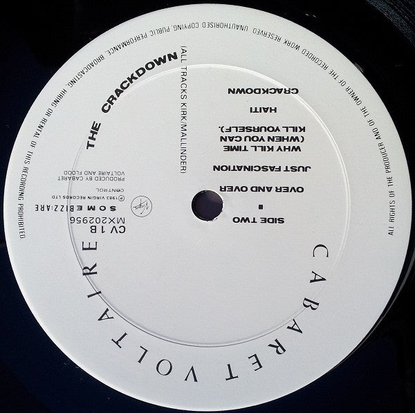 Cabaret Voltaire – The Crackdown LP vinyl record, image 7 of 9