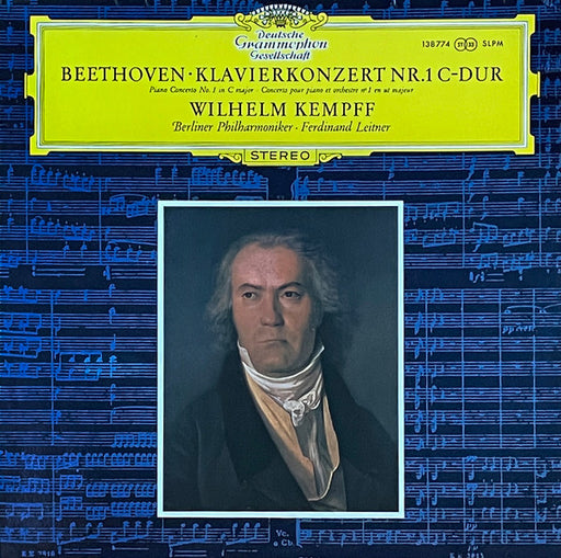 Ludwig van Beethoven, Wilhelm Kempff, Berliner Philharmoniker, Ferdinand Leitner – Klavierkonzert Nr. 1 C-dur LP vinyl record
