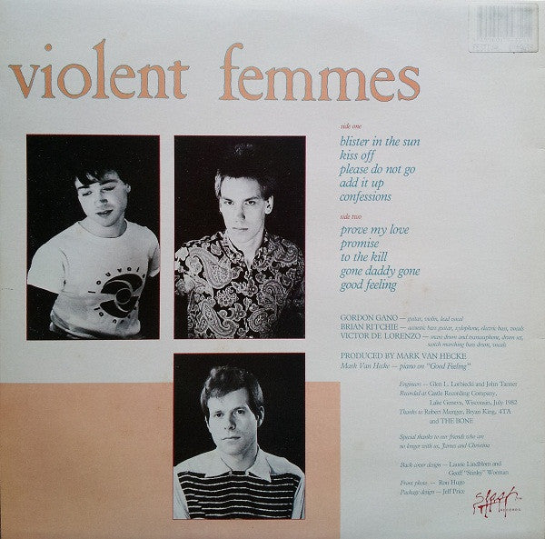 Violent Femmes – Violent Femmes LP vinyl record, image 2 of 4