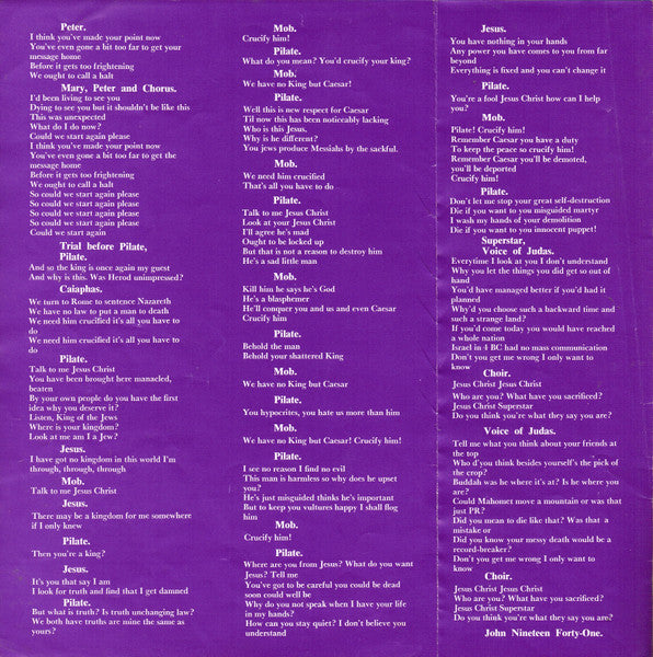 Jesus Christ Superstar - 1972 Australian Cast – Jesus Christ Superstar (Original Australian Cast Recording) LP vinyl record, image 9 of 10