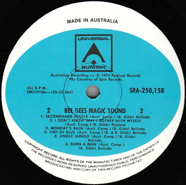 Bee Gees – Magic Sound LP vinyl record, image 4 of 4
