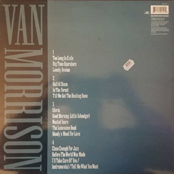 Van Morrison – Too Long In Exile (2xLP) LP vinyl record, image 2 of 8
