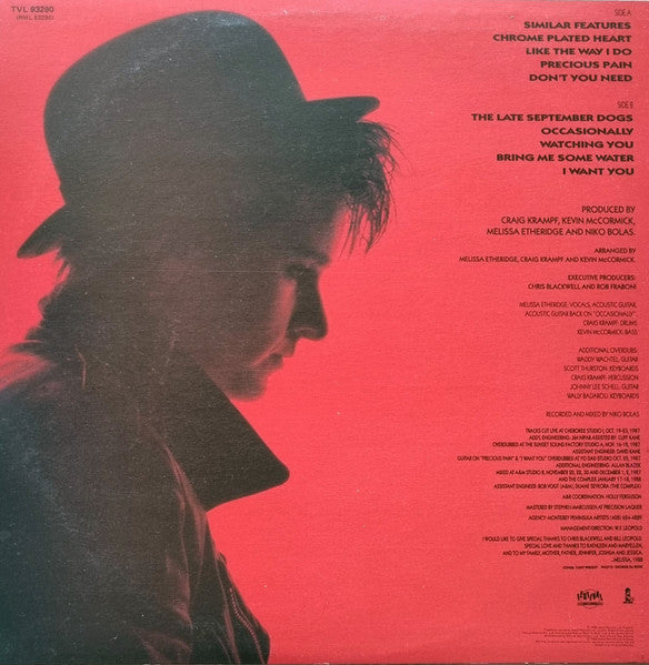 Melissa Etheridge – Melissa Etheridge LP vinyl record, image 2 of 7