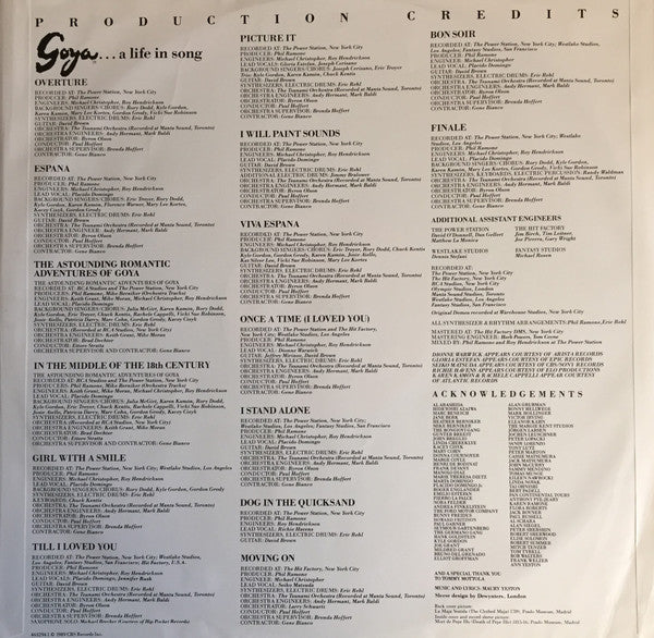 Placido Domingo, Various, Maury Yeston – Goya ...A Life In Song LP vinyl record, image 6 of 10