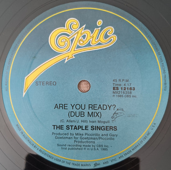 The Staple Singers – Are You Ready? 12" vinyl record, image 2 of 3