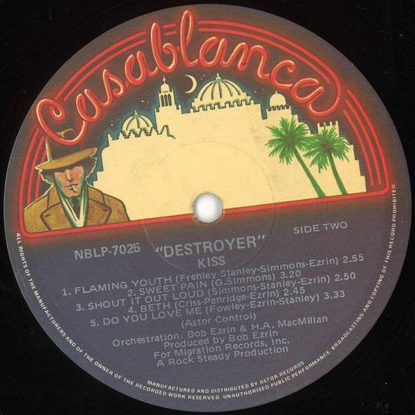 Kiss – Destroyer LP vinyl record, image 4 of 4