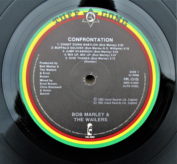 Bob Marley & The Wailers – Confrontation LP vinyl record, image 5 of 8