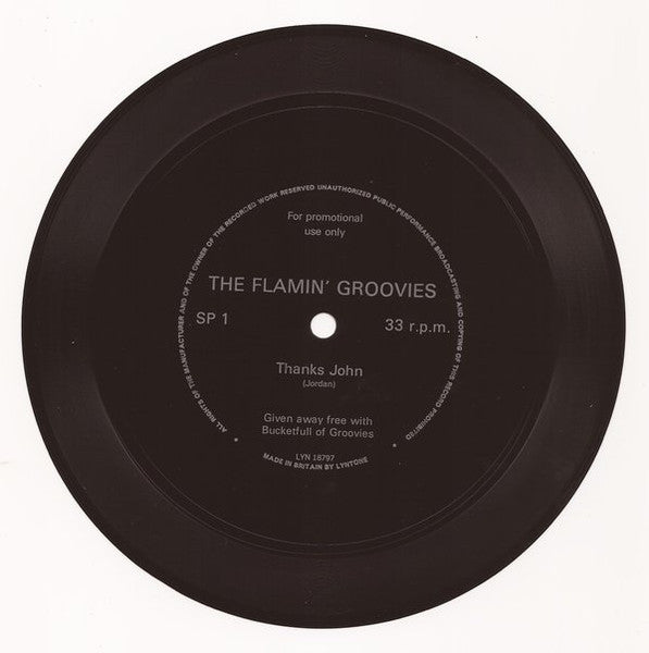 The Flamin' Groovies – Thanks John LP vinyl record, image 2 of 2