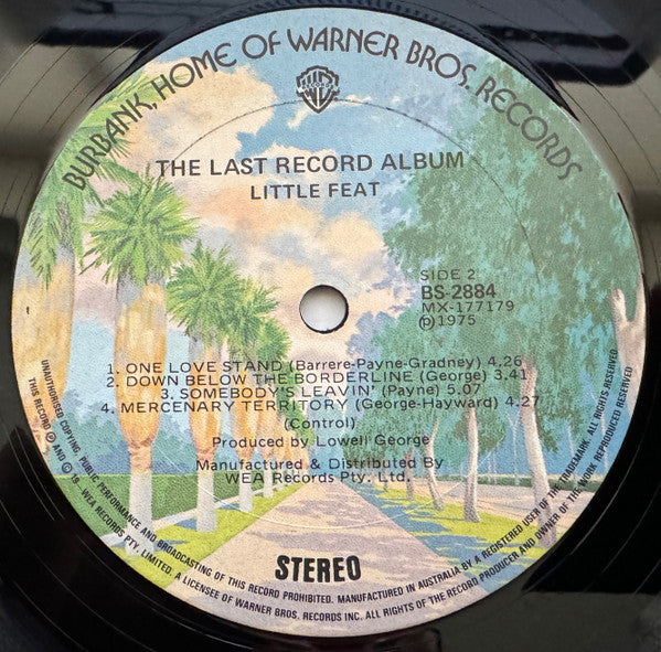 Little Feat – The Last Record Album LP vinyl record, image 4 of 4