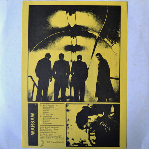 Warsaw – Warsaw LP vinyl record, image 1 of 3