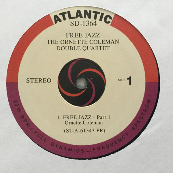 The Ornette Coleman Double Quartet – Free Jazz (A Collective Improvisation) LP vinyl record, image 2 of 3