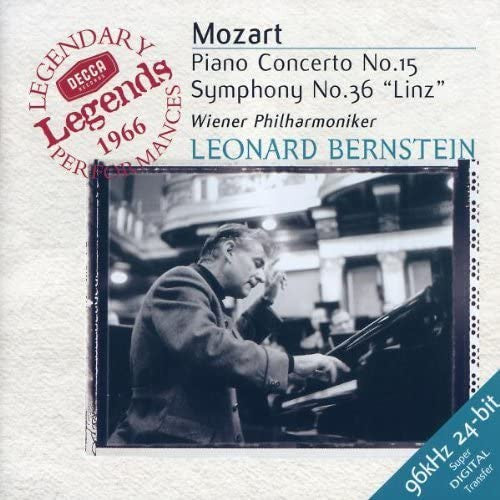 Leonard Bernstein, Wiener Philharmoniker, Wolfgang Amadeus Mozart – Symphony no. 36 "Linz", K.425 / Piano Concerto no. 15, K.450 LP vinyl record, image 5 of 5