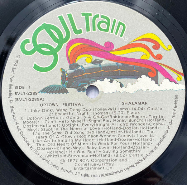 Shalamar – Uptown Festival LP vinyl record, image 3 of 4