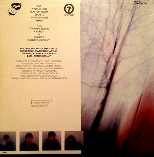 The Cure – Seventeen Seconds LP vinyl record, image 2 of 5