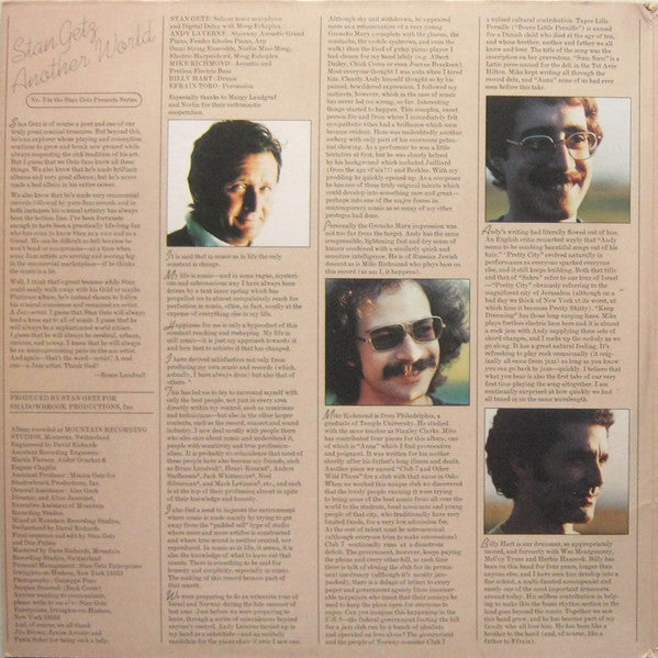 Stan Getz – Another World (2xLP) LP vinyl record, image 3 of 10
