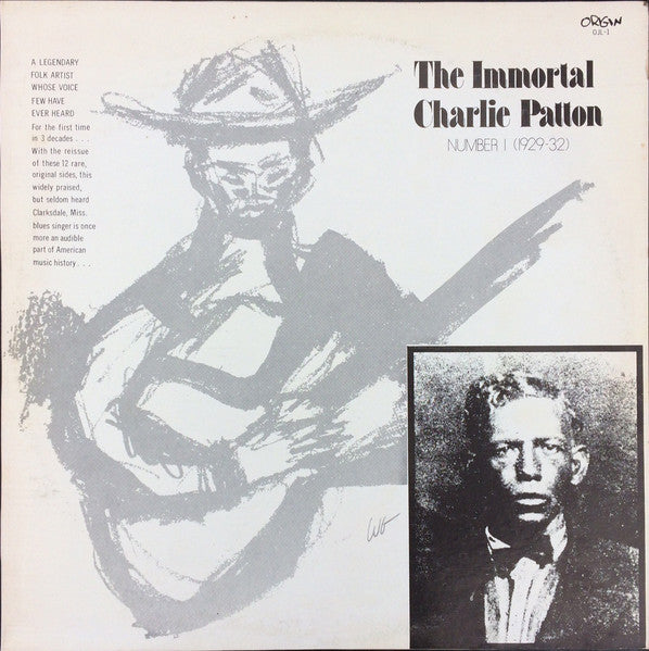 Charley Patton – The Immortal Charlie Patton Number 1 LP vinyl record, image 1 of 4
