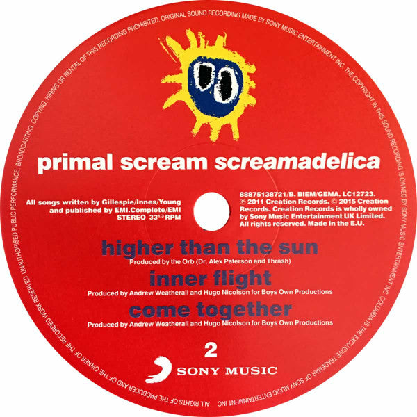 Primal Scream – Screamadelica (2xLP) LP vinyl record, image 5 of 9